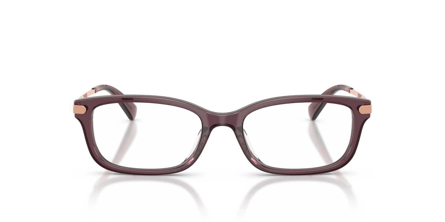 Coach HC6287U Rectangle Eyeglasses - Transparent Champagne
