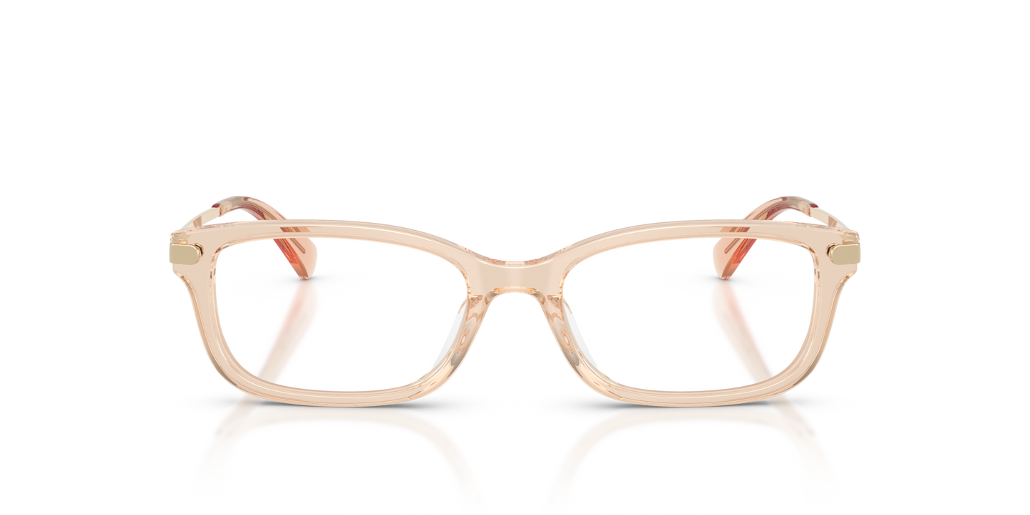 Coach HC6287U Rectangle Eyeglasses - Transparent Champagne
