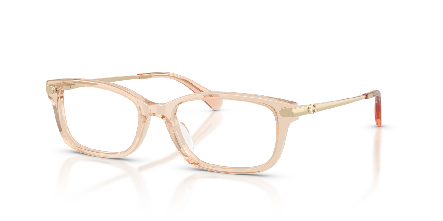 Coach HC6287U Rectangle Eyeglasses - Transparent Champagne