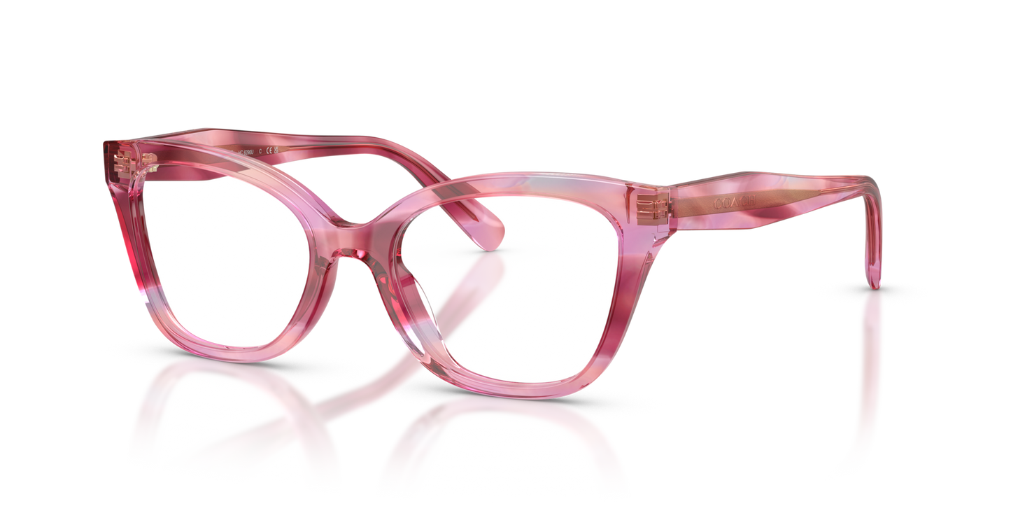 Coach HC6290U Butterfly Eyeglasses - Walnut Tortoise