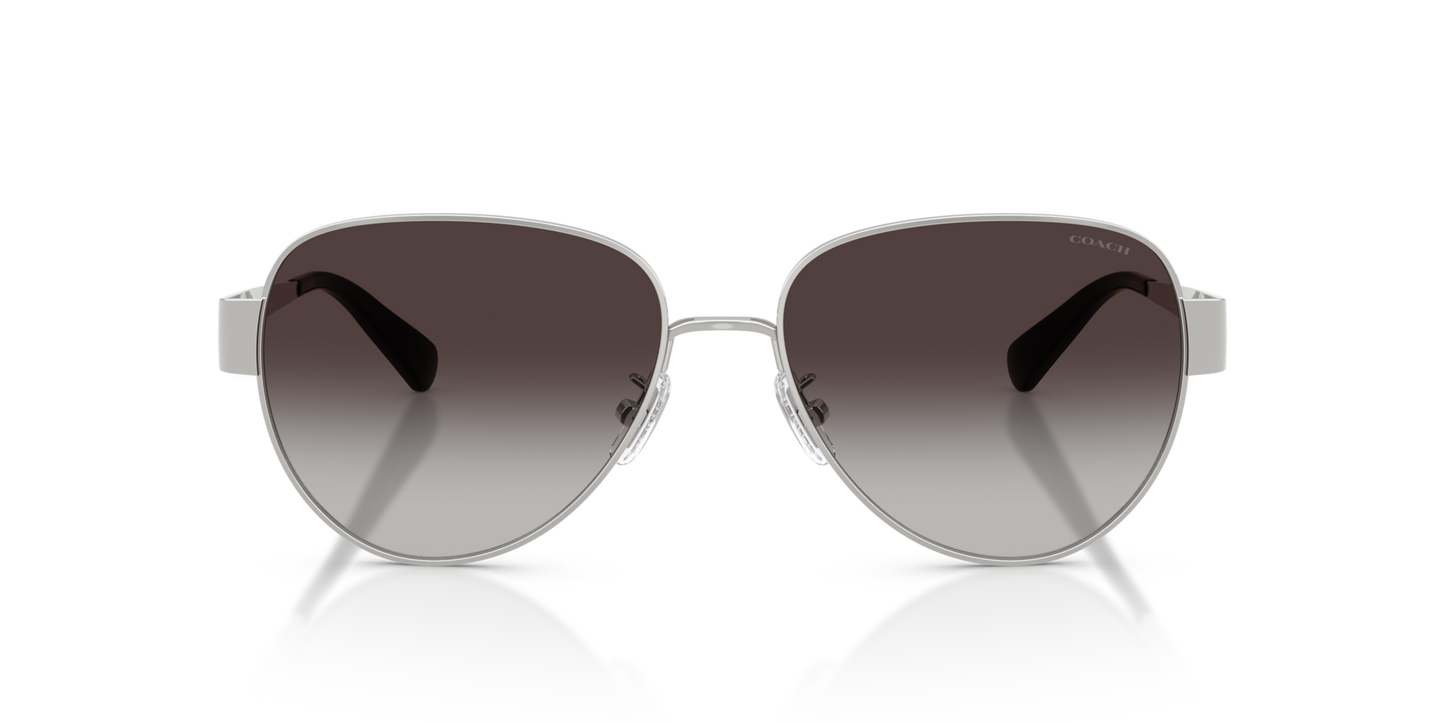 Coach HC7186 CDP37 Pilot Sunglasses - Shiny Light Gold