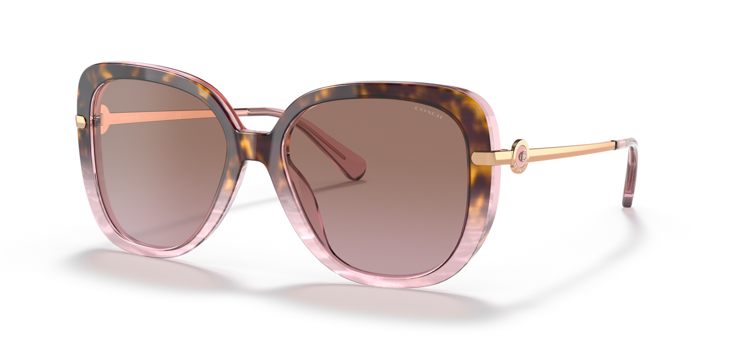 Coach HC8320 C6180 Square Sunglasses