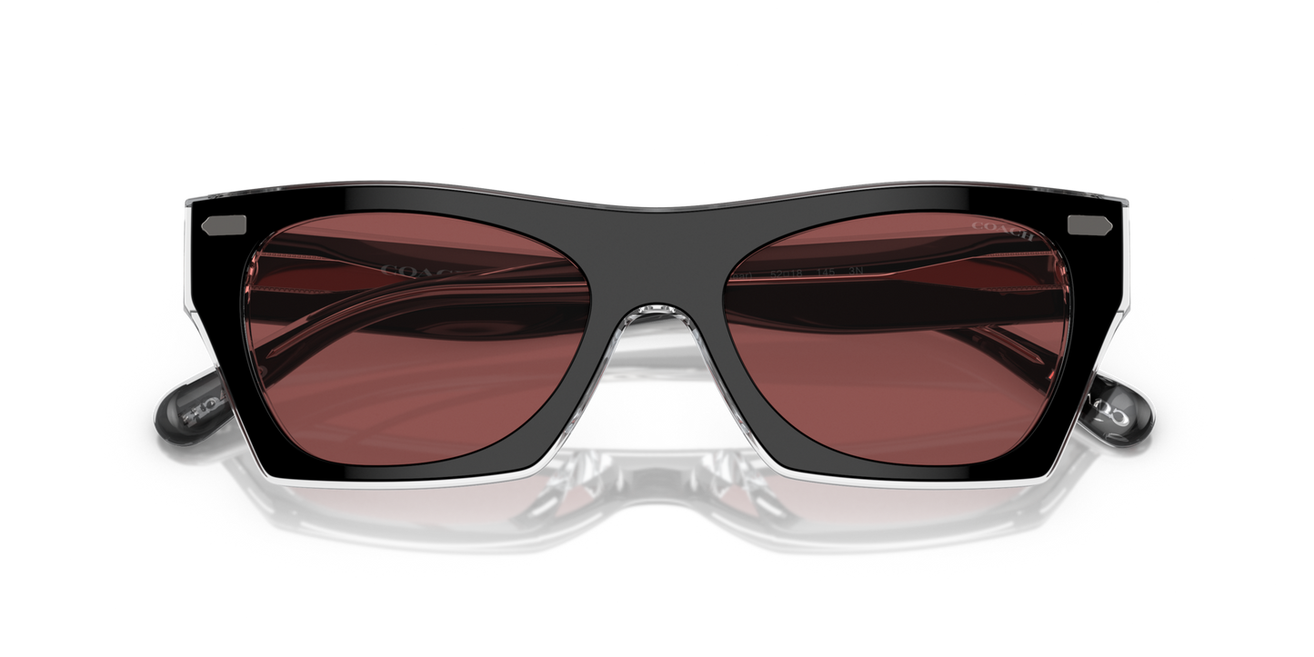 Coach HC8389U CL917 Square Sunglasses