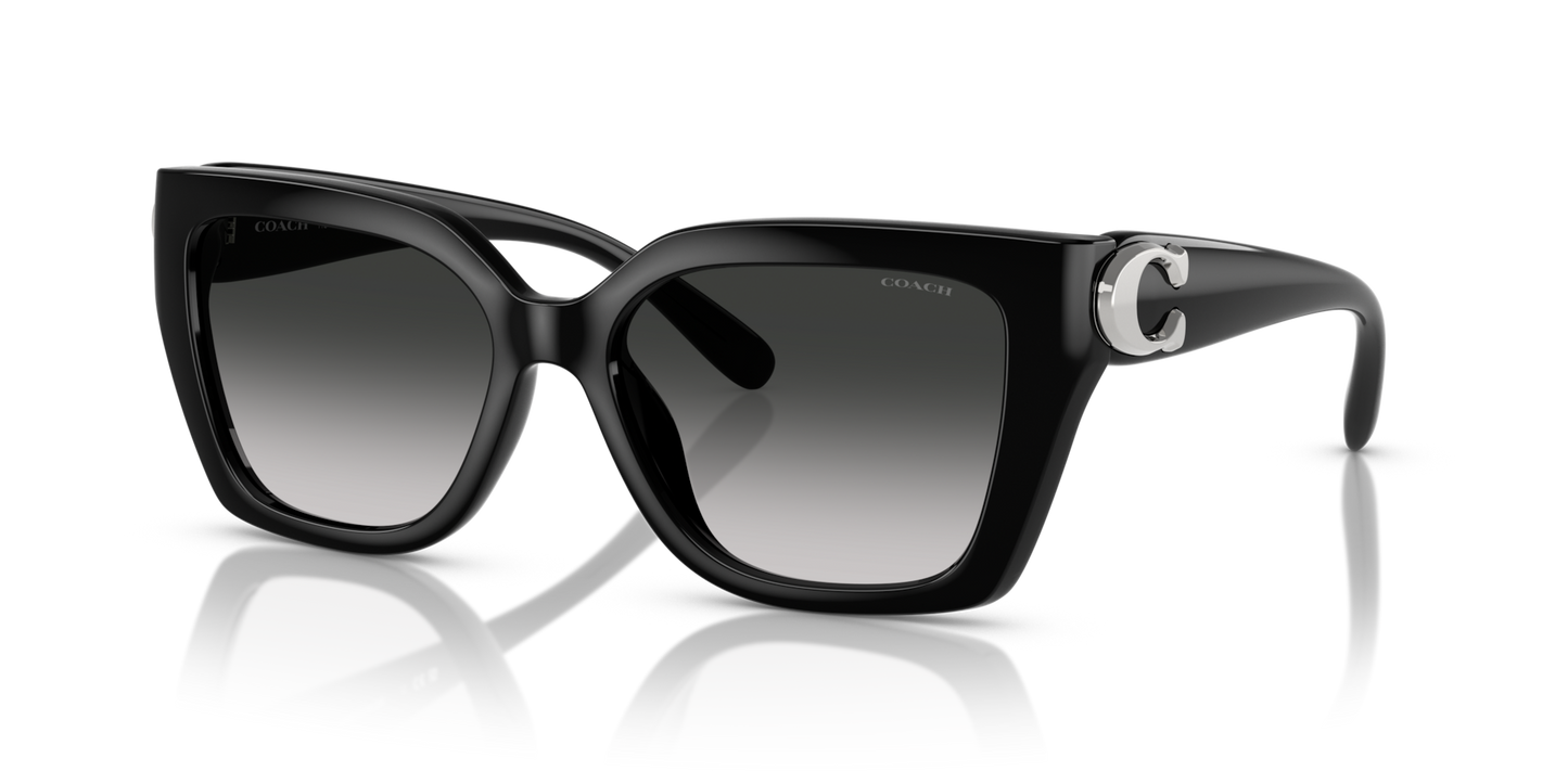 Coach HC8408U CW195 Square Sunglasses - Milky Hazelnut