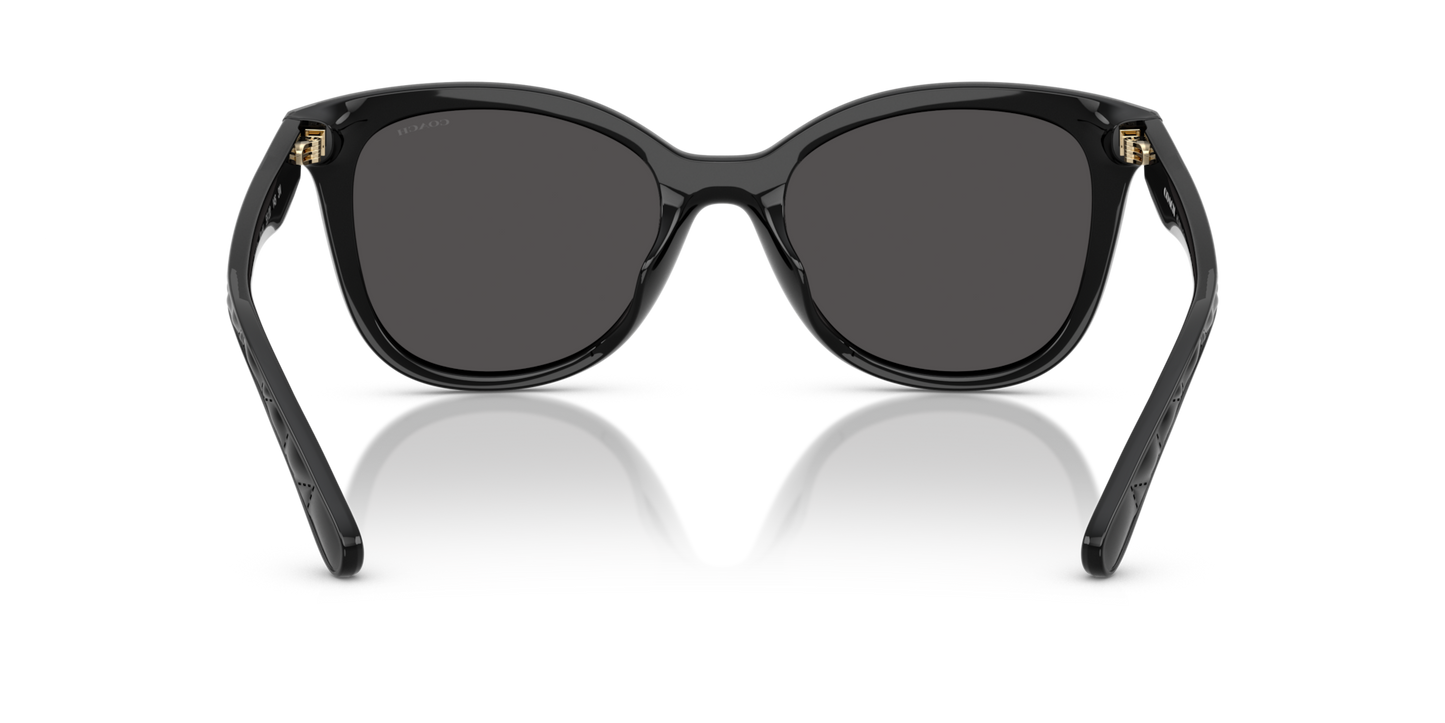 Coach HC8419U CAD25 Square Sunglasses - Black