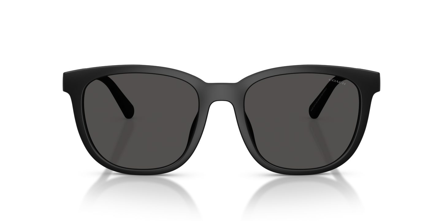 Coach HC8442U CCA00 Square Sunglasses - Transparent Clear