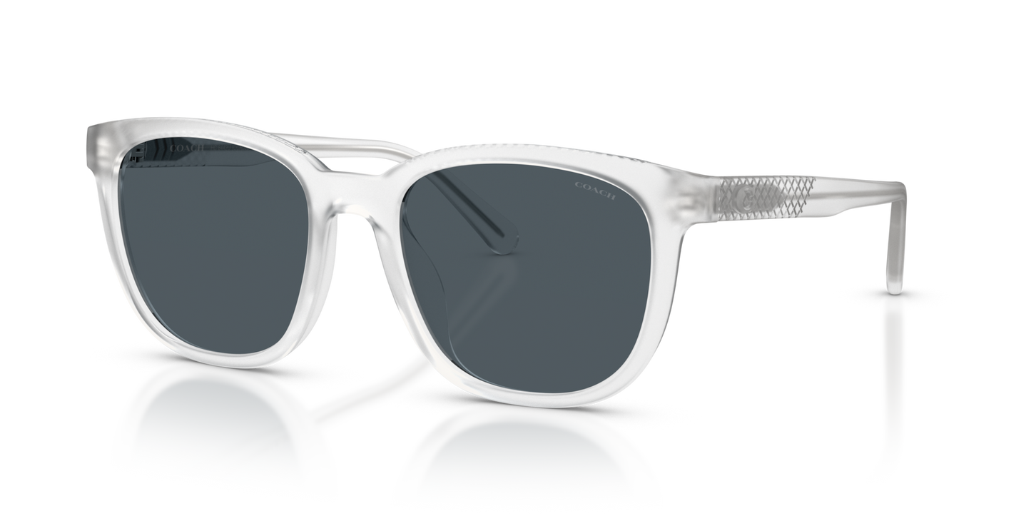Coach HC8442U CCA00 Square Sunglasses - Matte Black