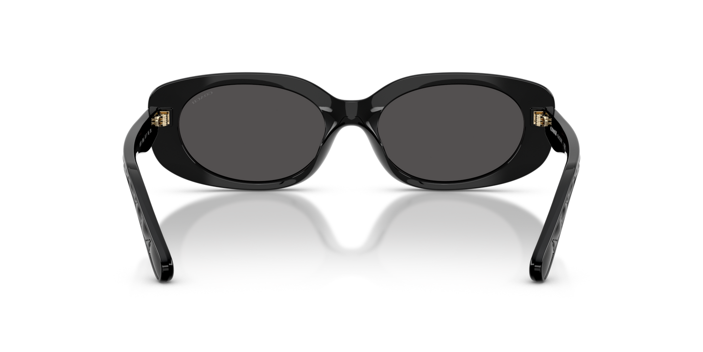 Coach HC8443D CBY84 Oval Sunglasses - Milky Cloud
