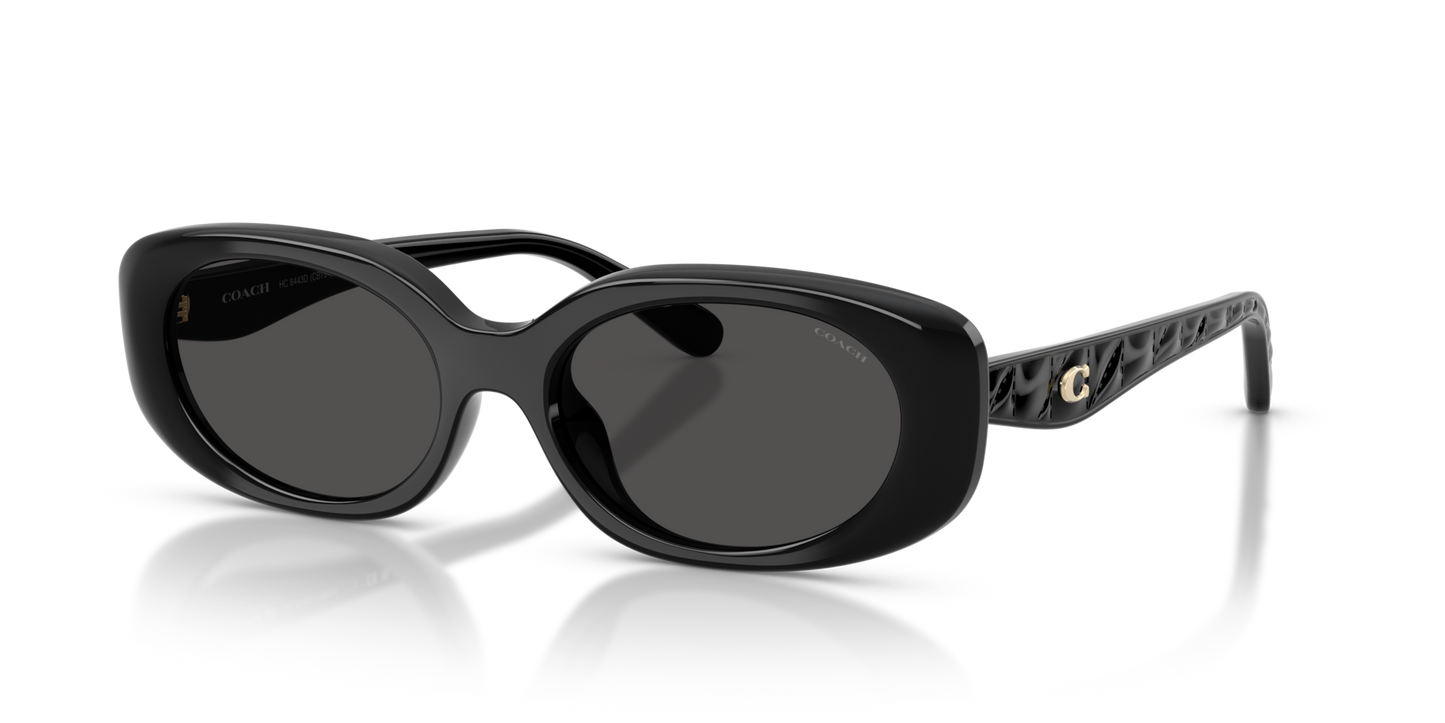 Coach HC8443D CBY84 Oval Sunglasses - Milky Cloud