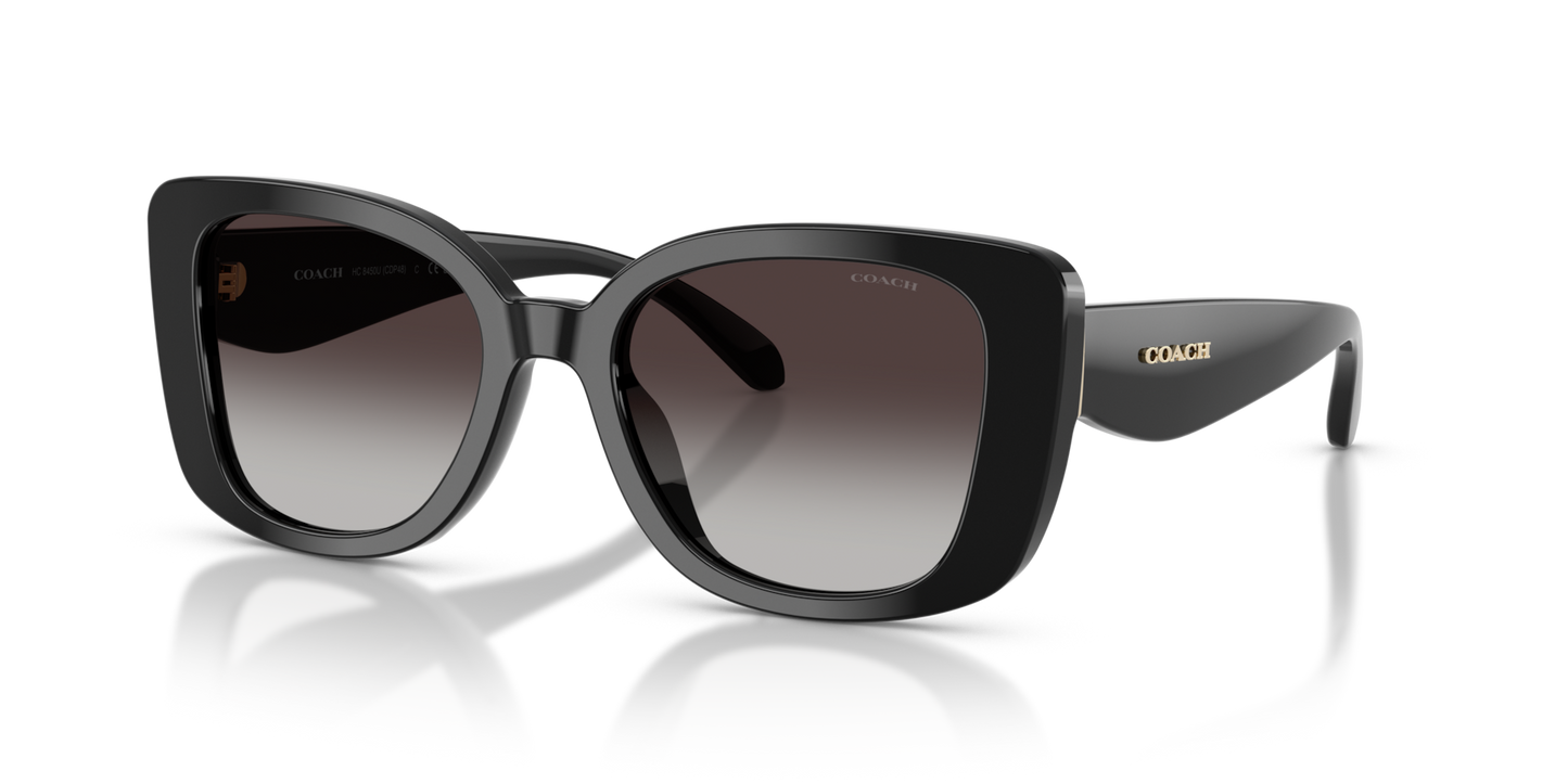 Coach HC8450U CDP48 Square Sunglasses - Black