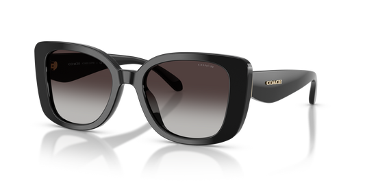 Coach HC8450U CDP48 Square Sunglasses - Black