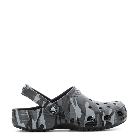 Crocs Youth Camo Classic Clog - Slate Grey